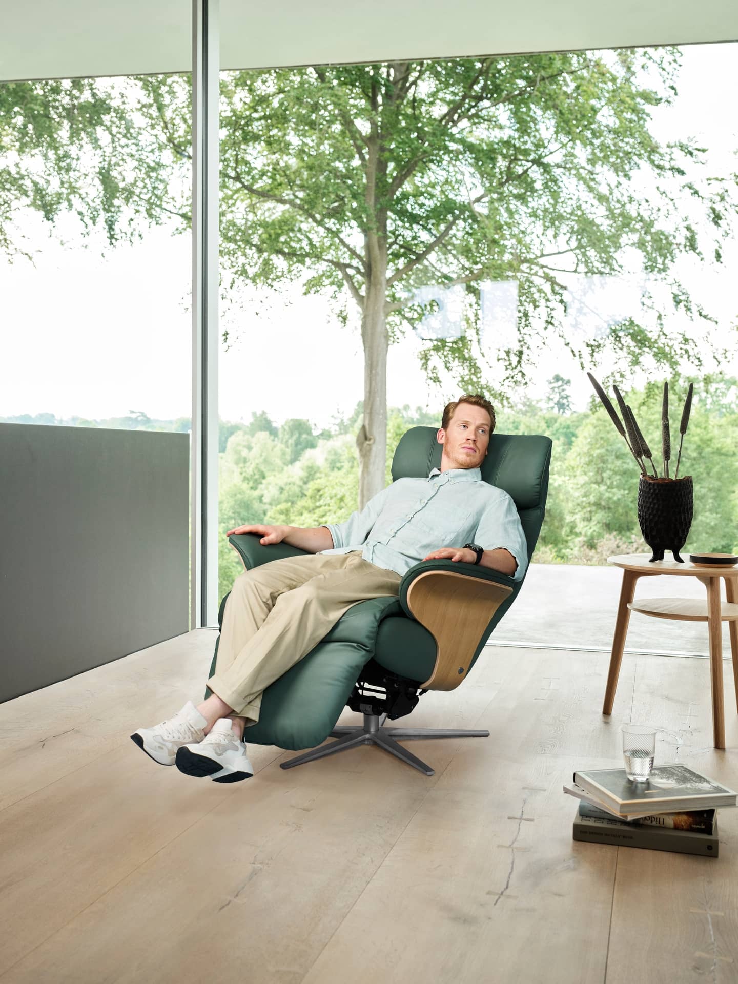 Stressless Adam Wood Power Sirius