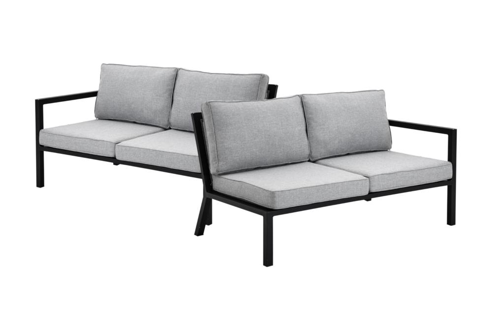 Belfort avslut Svart/Pearl Grey