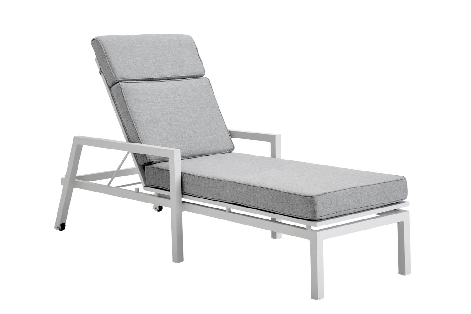 Belfort vilsäng Vit/Pearl grey