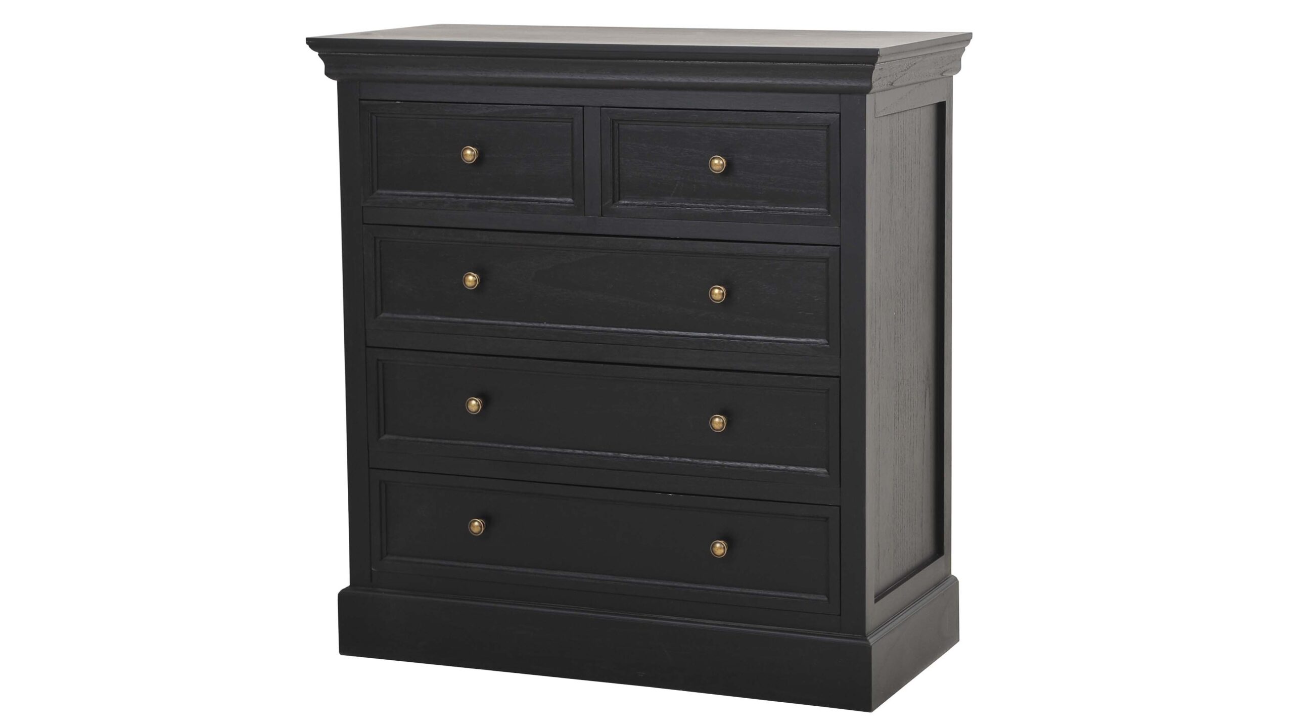 BRISTOL Byrå 3+2 låd antiksvart