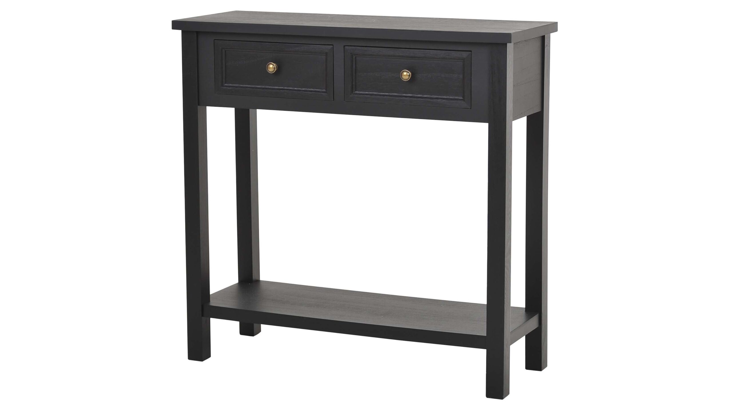 BRISTOL Konsollbord , 2 låd antiksvart