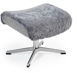 Air fåtölj fårskinn