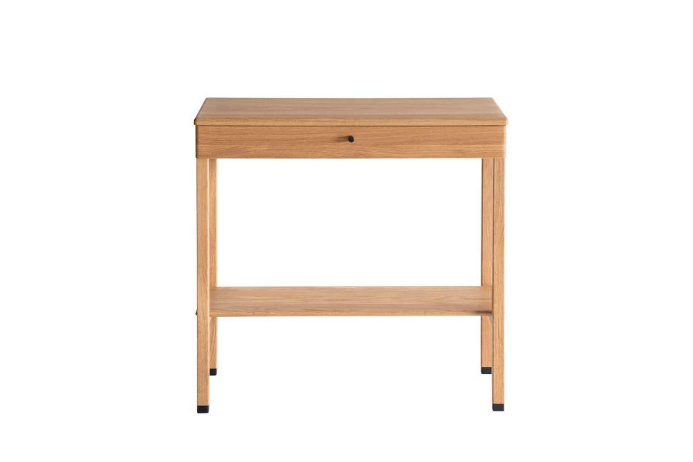 Cora Sideboard, Lackad Ek / Mattsvart stål