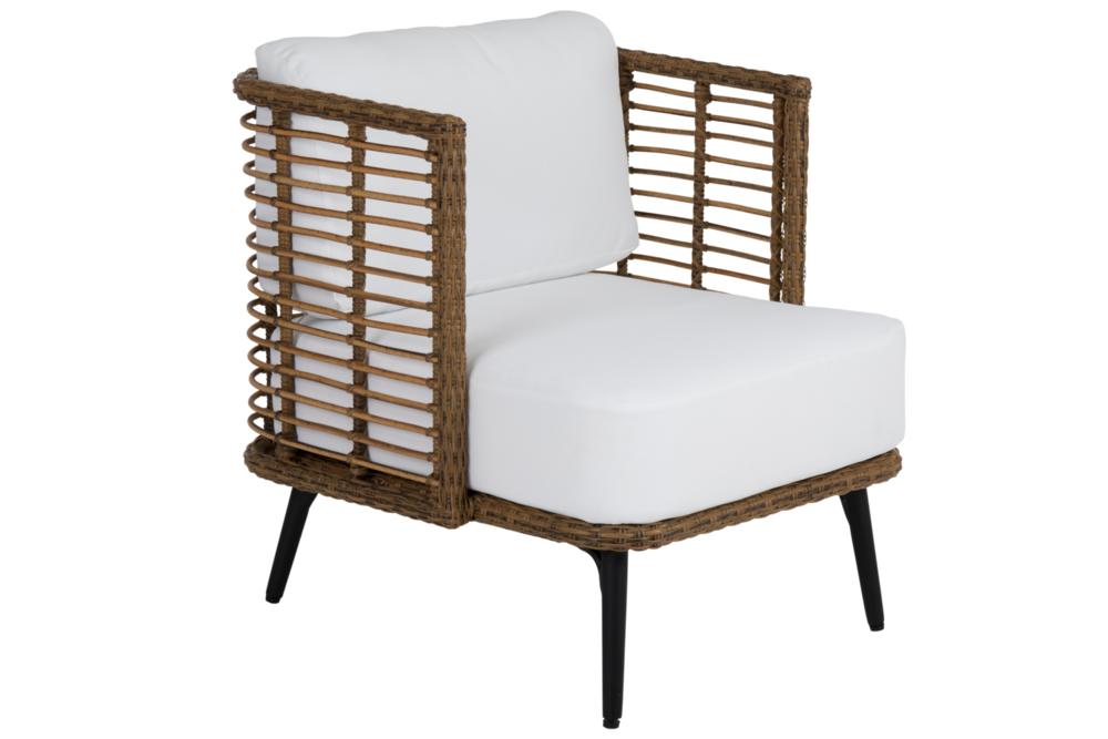 Covelo fåtölj Natur/svart