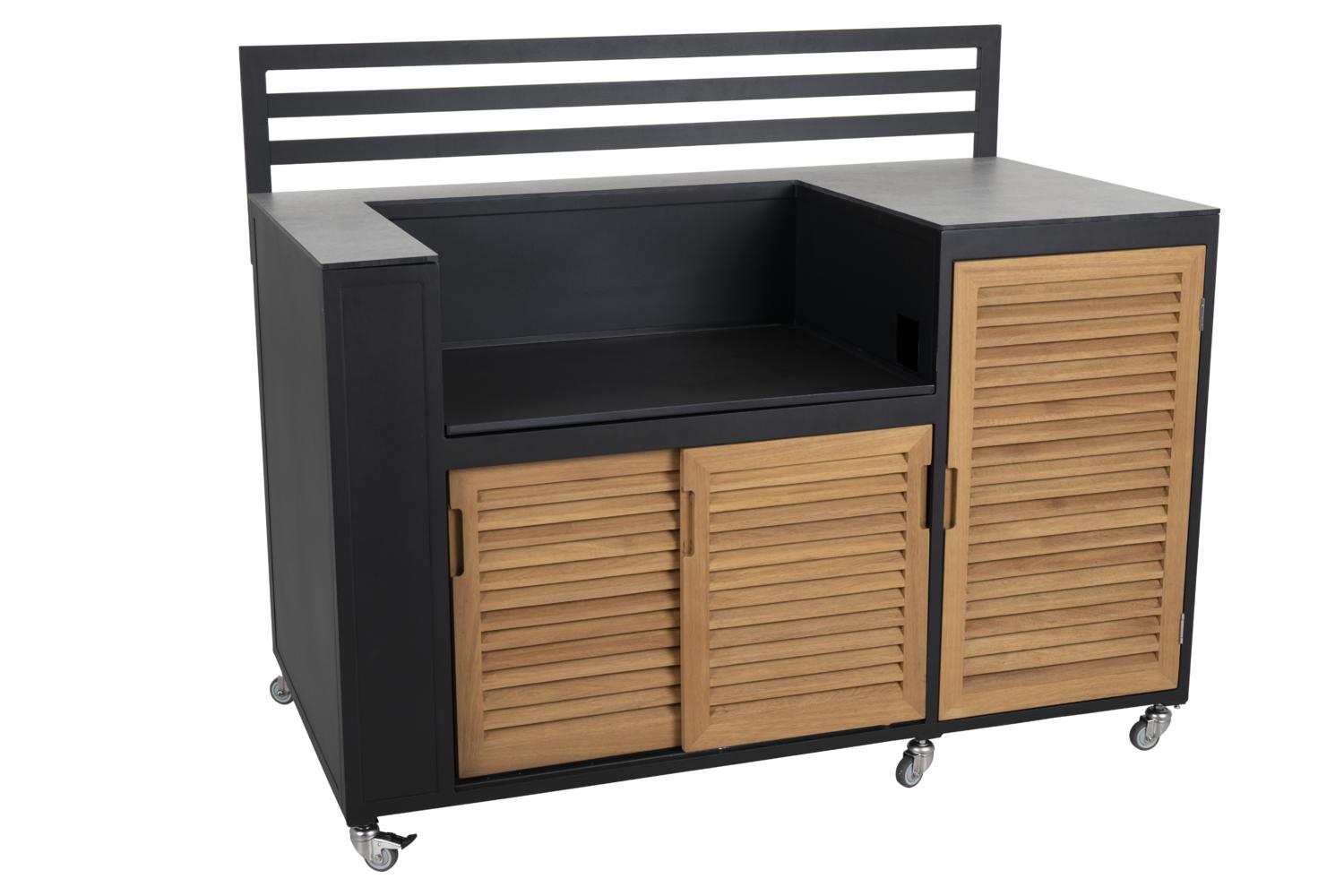 Fornax utekök Svart/teak