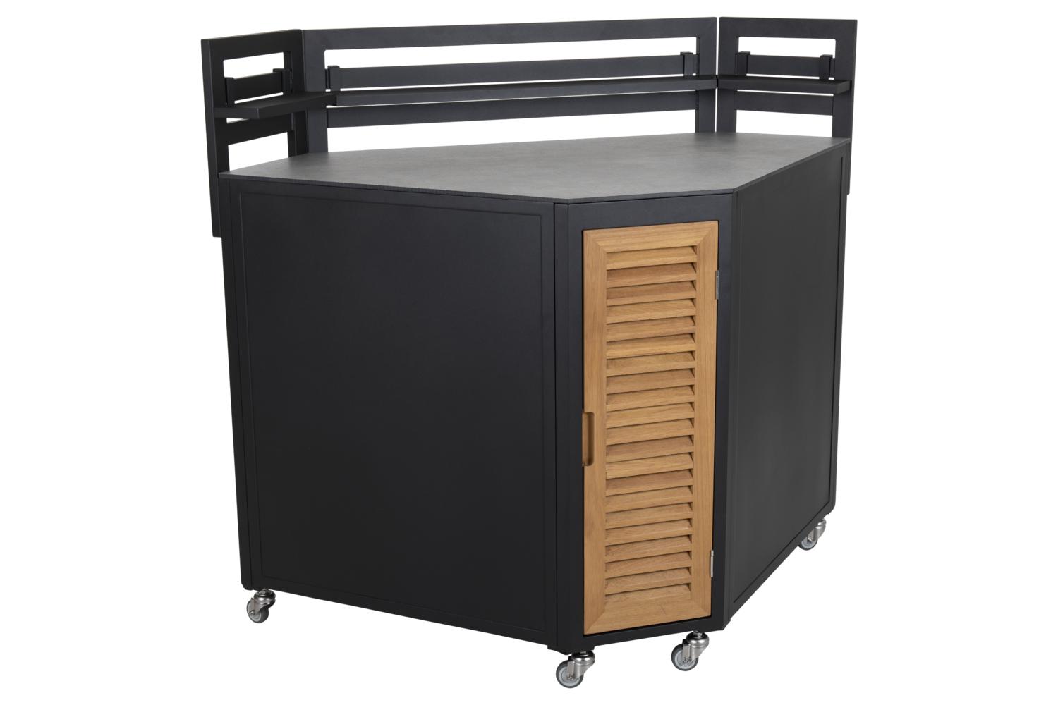 Fornax utekök Svart/teak