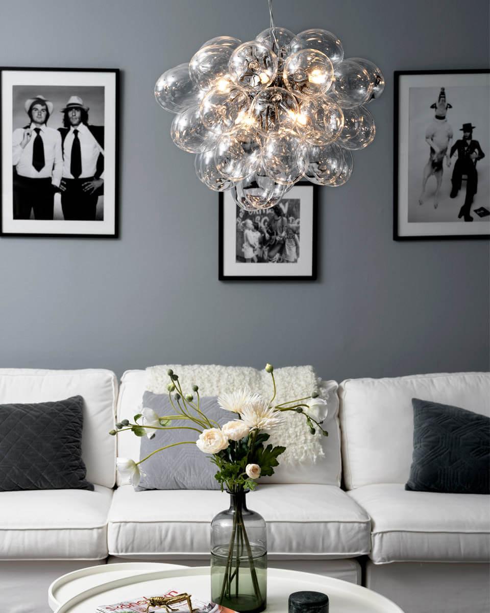 Gross taklampa Ø50cm Klarglas