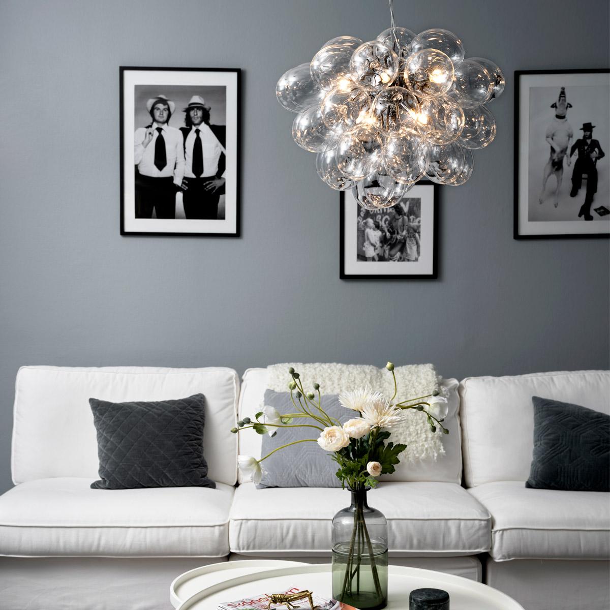 Gross taklampa Ø50cm Klarglas