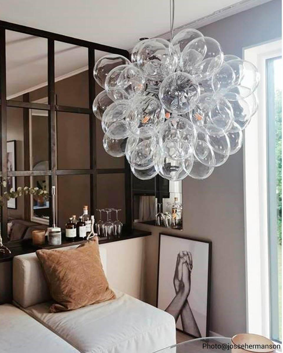 Gross taklampa Ø50cm Klarglas