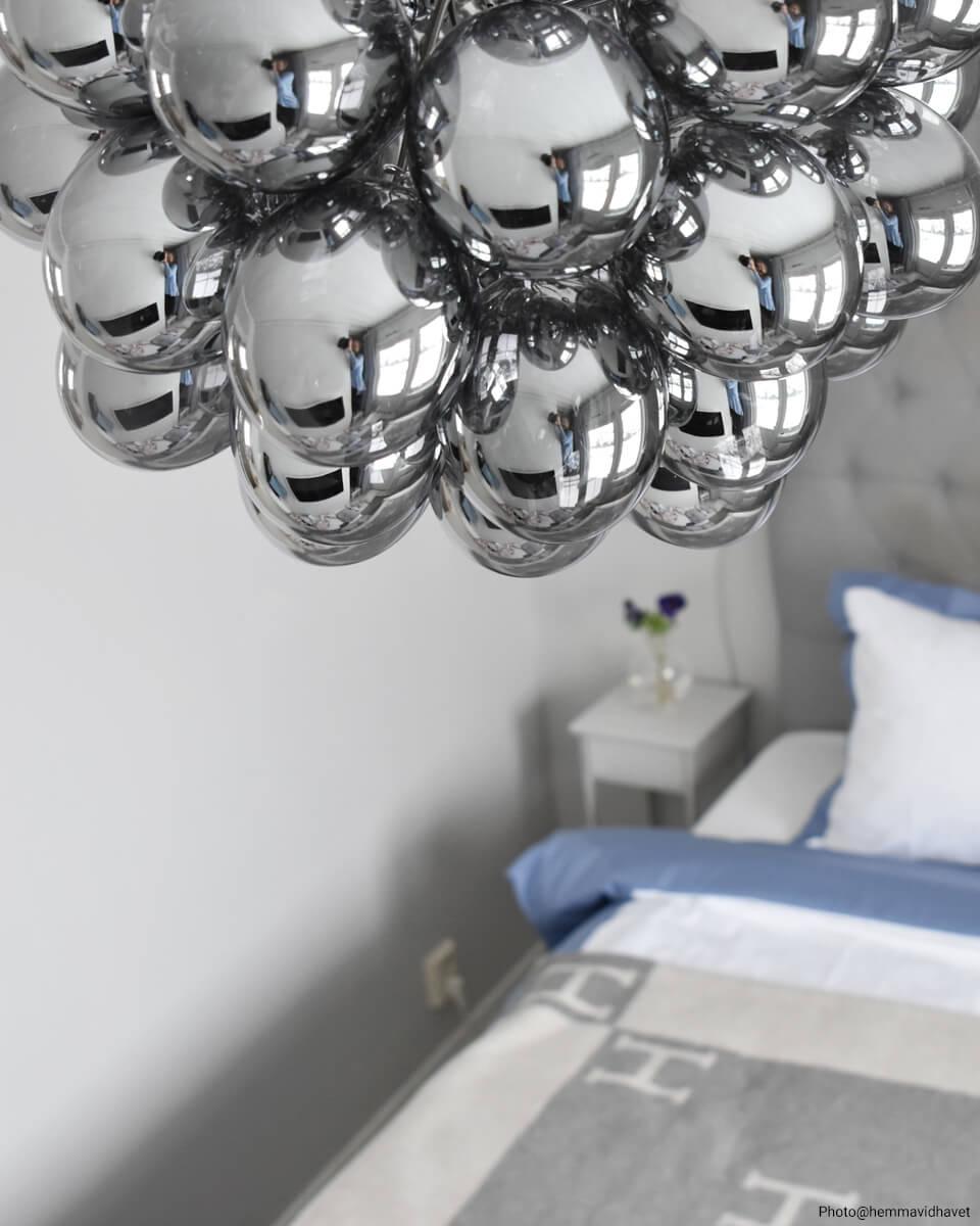 Gross taklampa Ø50cm Rökgrå