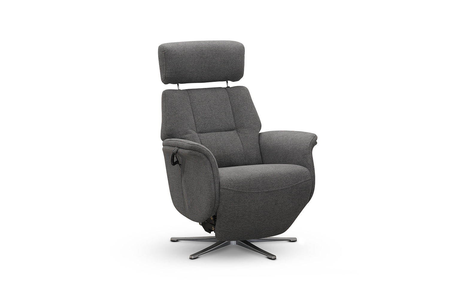 Lissabon liftfåtölj läder