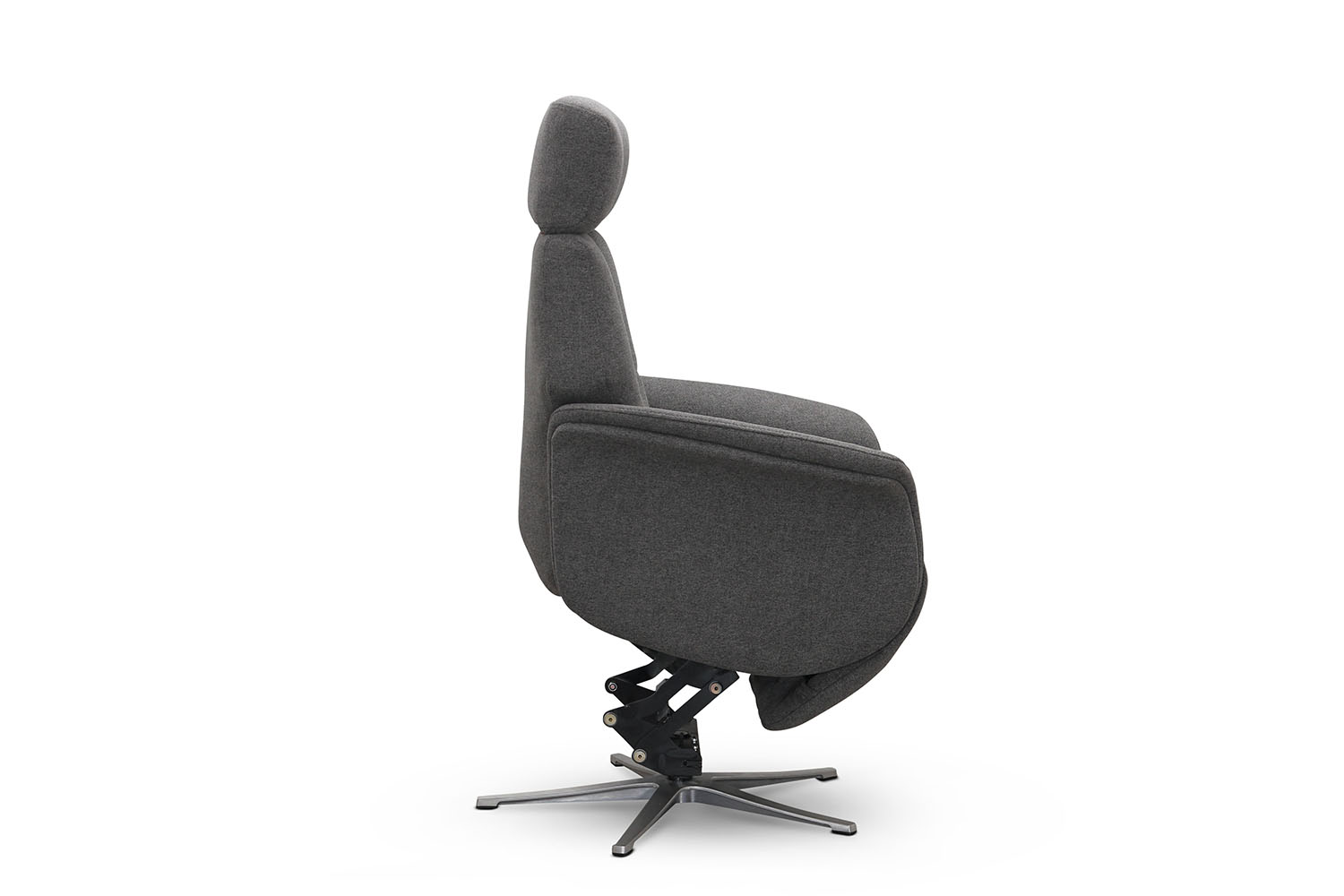 Lissabon liftfåtölj läder