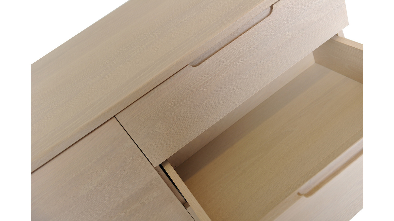 KARMÖY Sideboard, 2+3,vitpigmenterad