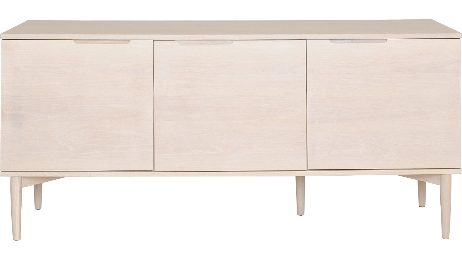 KARMÖY Sideboard,3 dörrar,vitpigmenterad