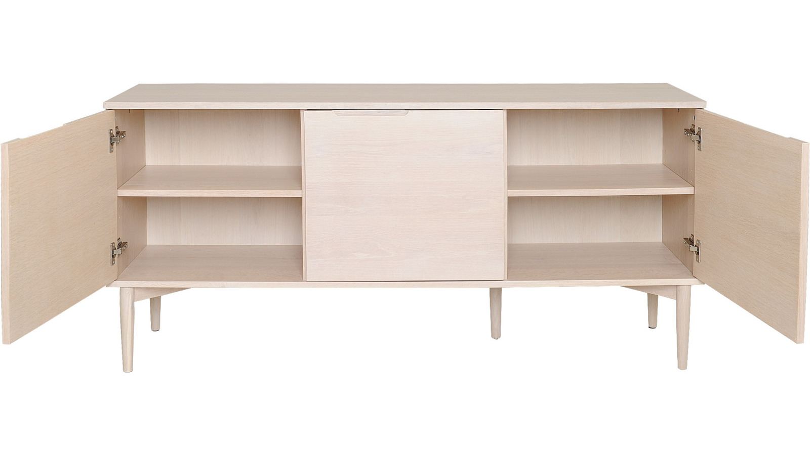 KARMÖY Sideboard,3 dörrar,vitpigmenterad