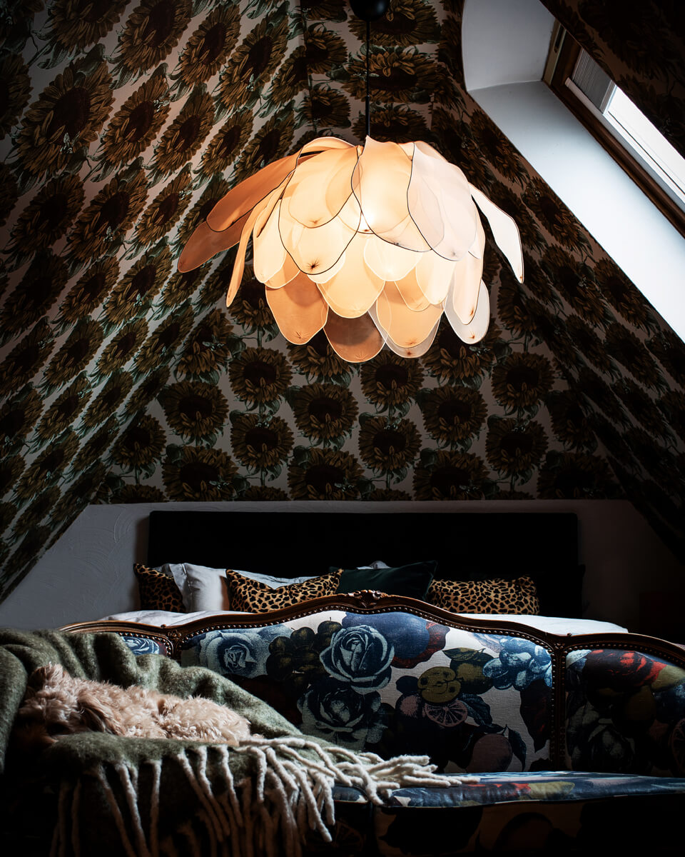 Lou Lou taklampa Ø80 cm natur