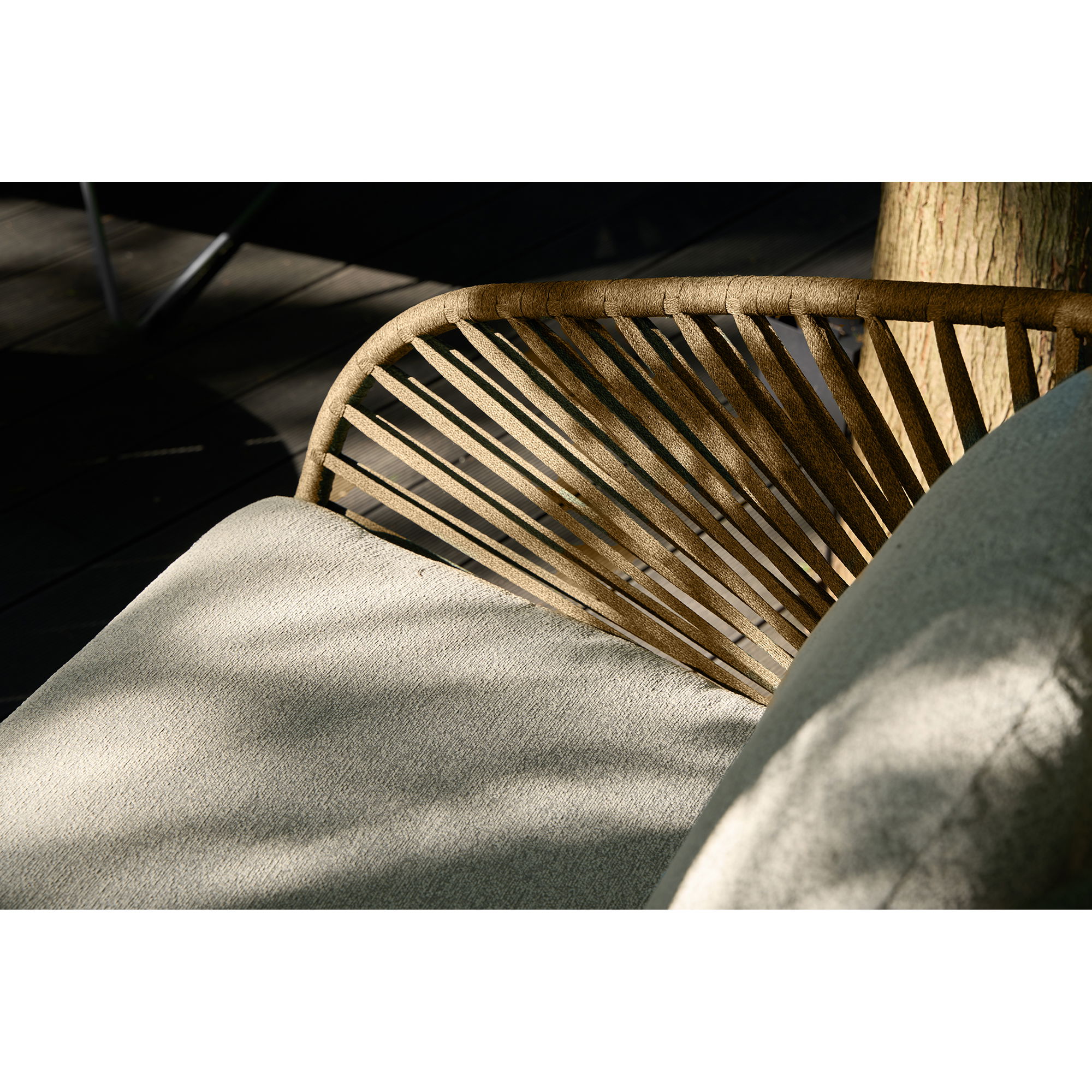 Novella Lounge Set – Lounge Set, stål, beige, sand, inkl. kuddar