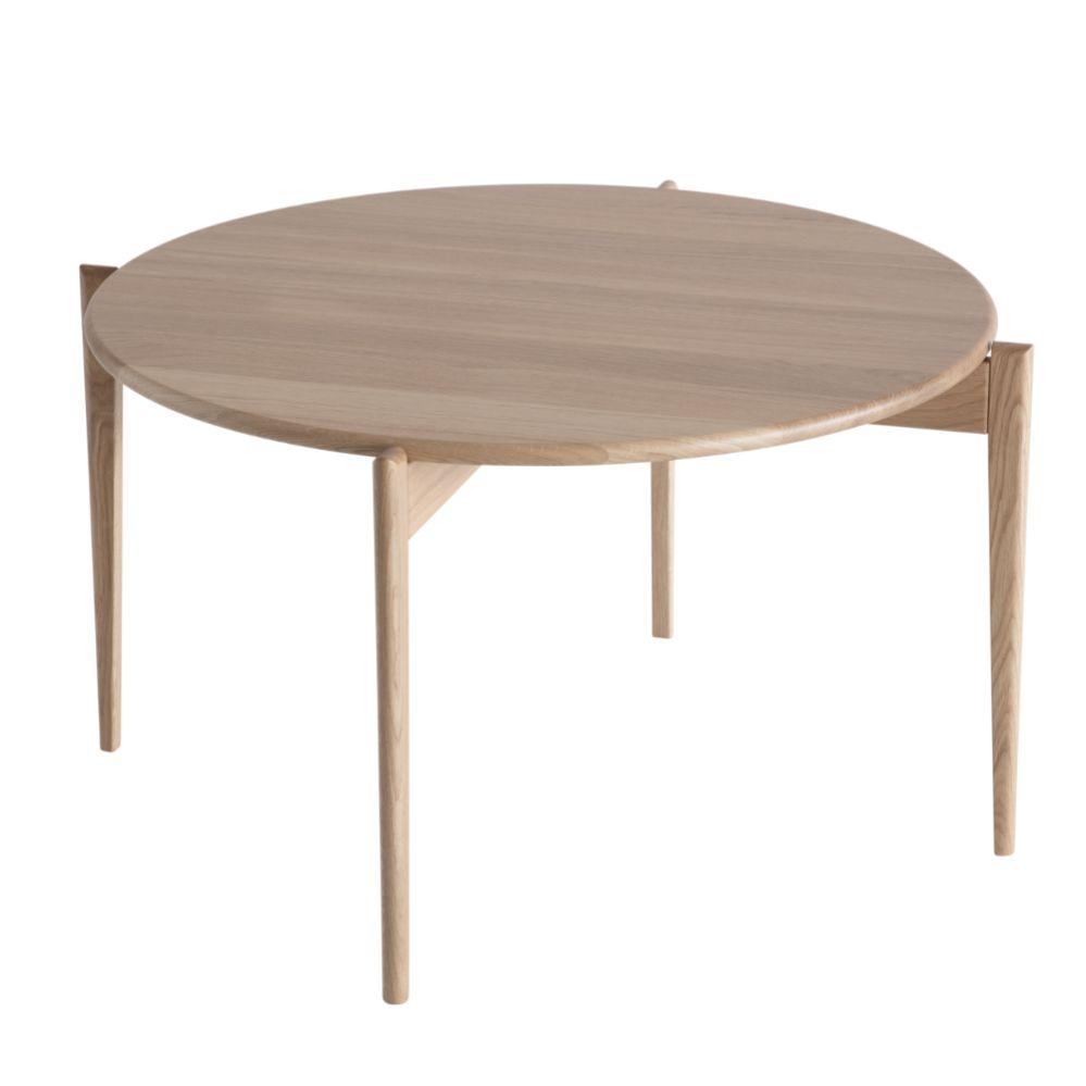 Tilia Soffbord Ø88 H48, Rökt Ek