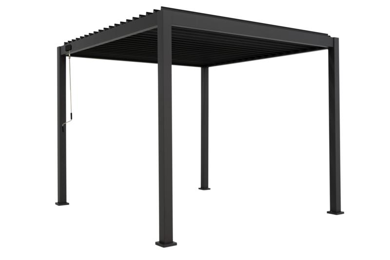 Utsikt pergola Svart