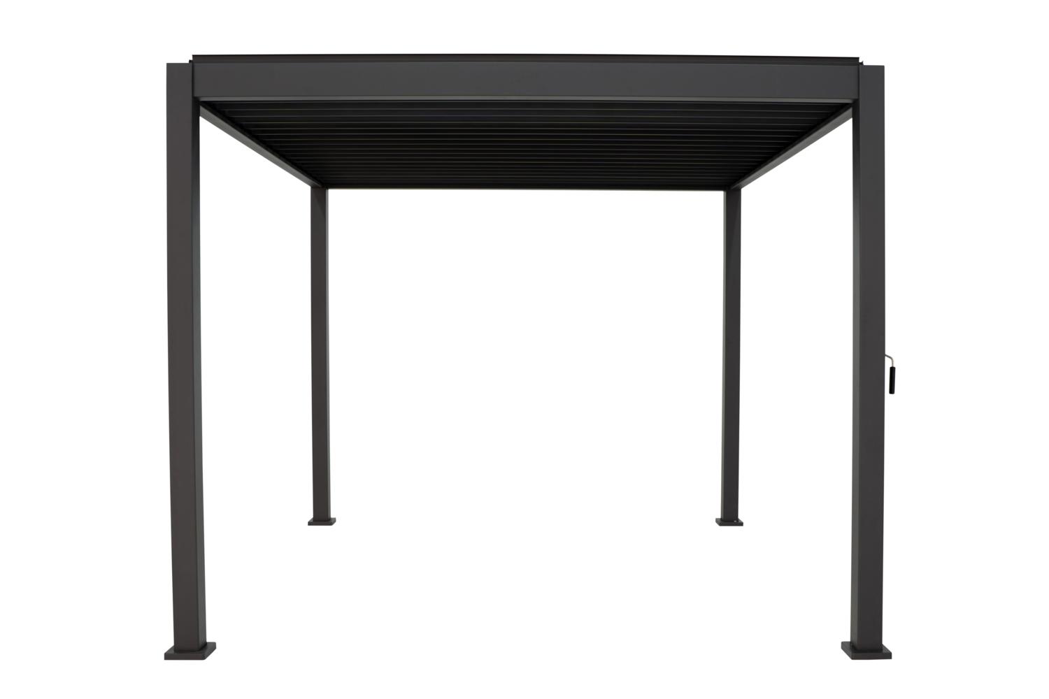 Utsikt pergola Svart