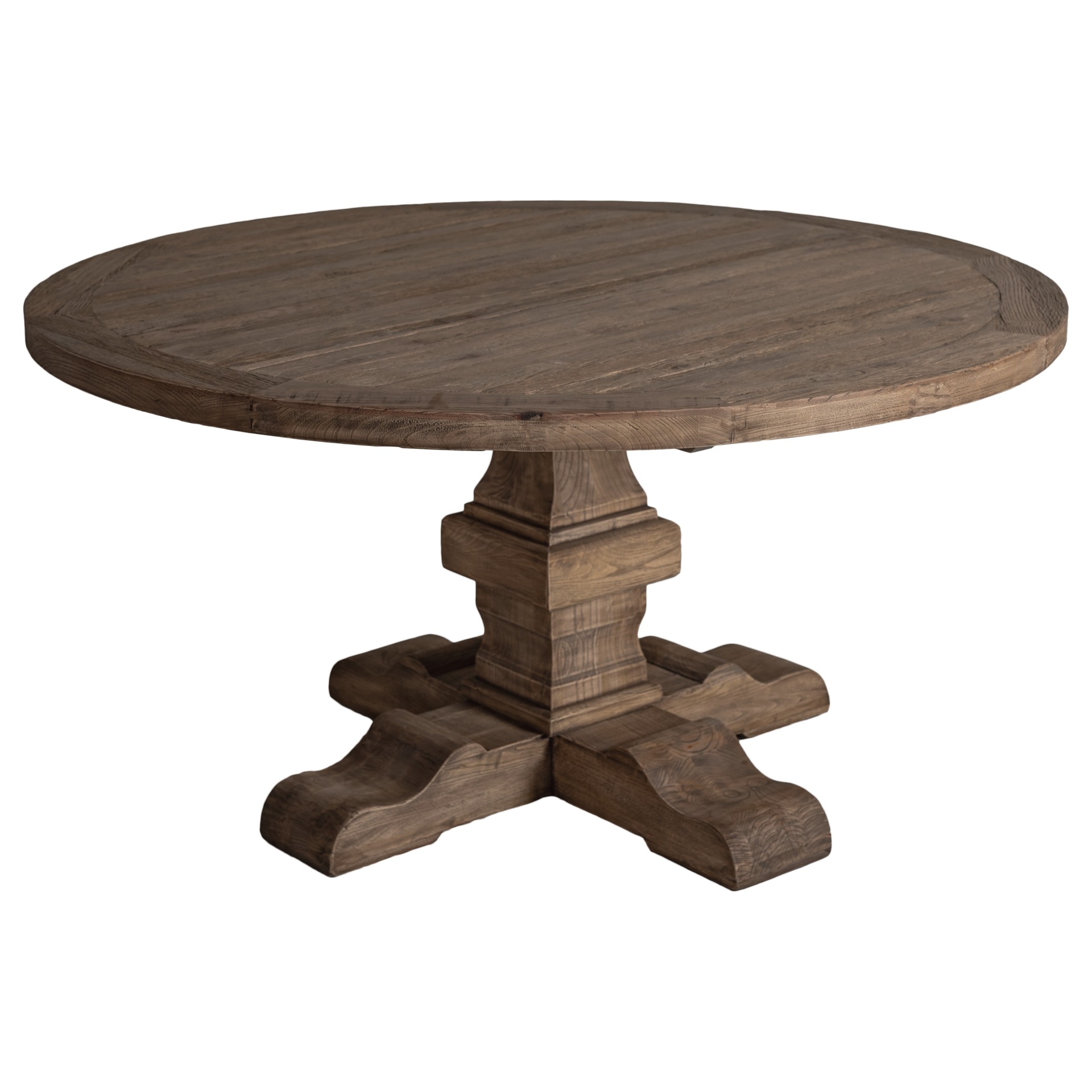 Nantes matbord Ø140 cm återvunnen ek