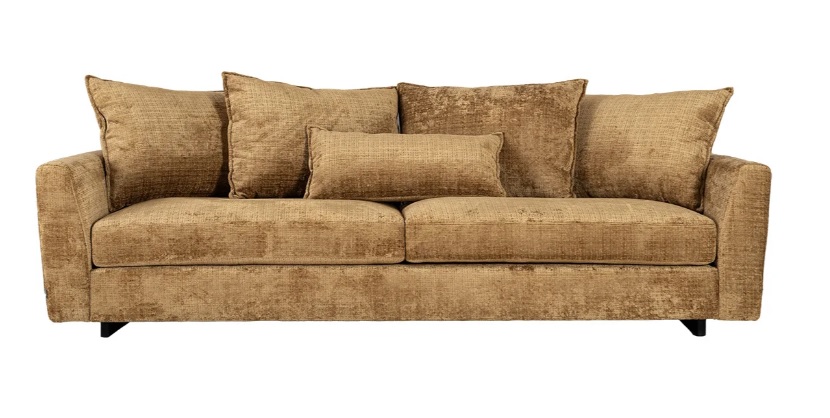 Bolero 4-sitssoffa gul