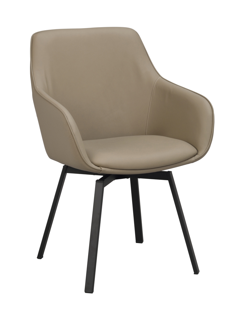 Alison Karmstol, Snurrfunktion, Beige/svart