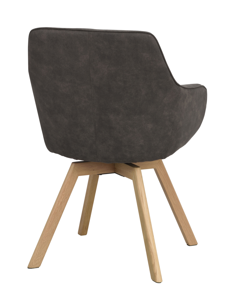 Alison Karmstol, Snurrfunktion, Mörkgrå/ek