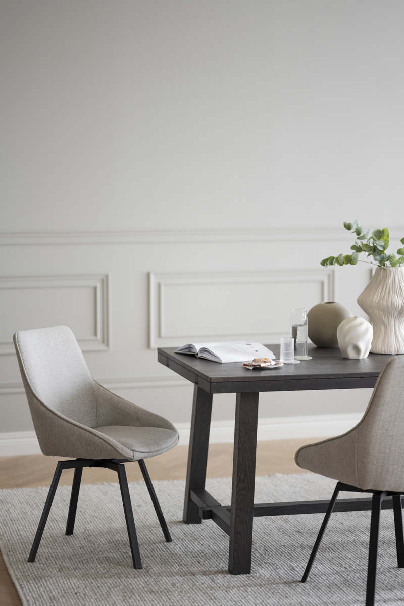 Alison Stol, Snurrfunktion, Beige/svart