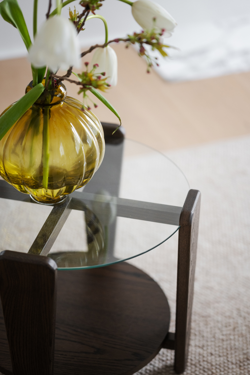 Arran Soffbord, Brun, 52×52 cm