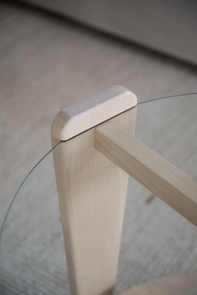 Arran Soffbord, Vitpigmenterad, 52×52 cm