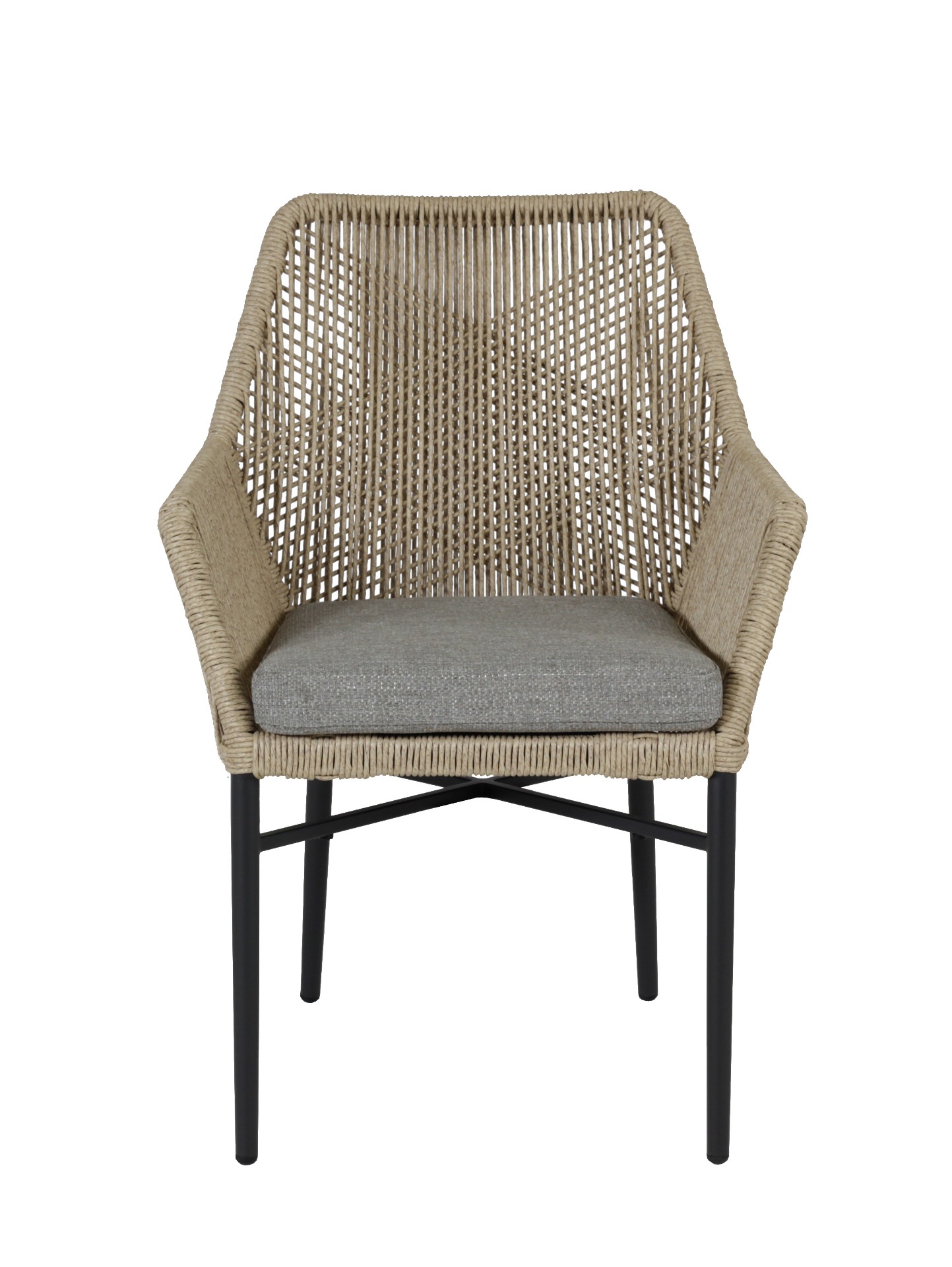 Vista karmstol beige/grå