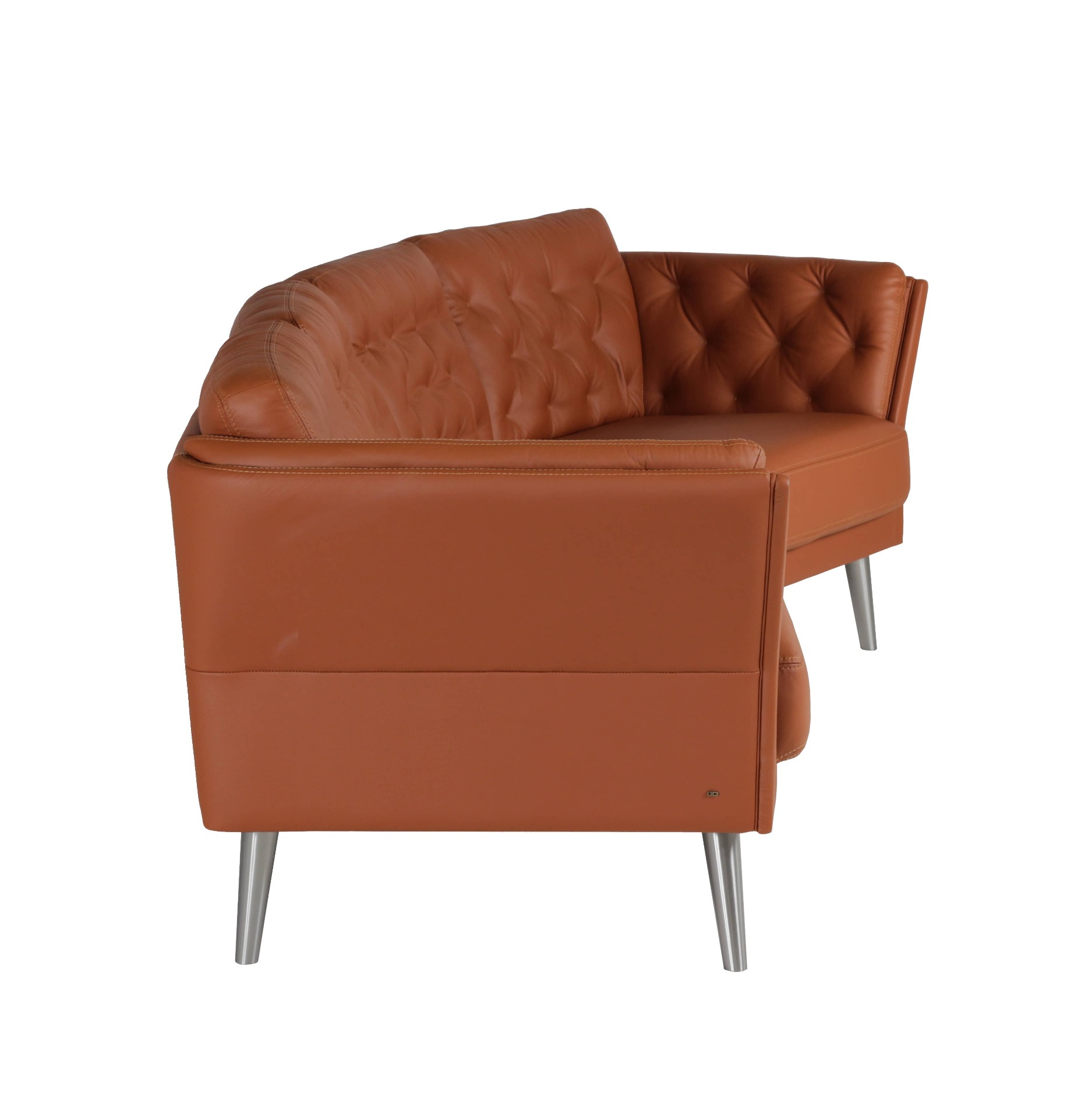 Lord byggbar 3-sitssoffa semianilinläder