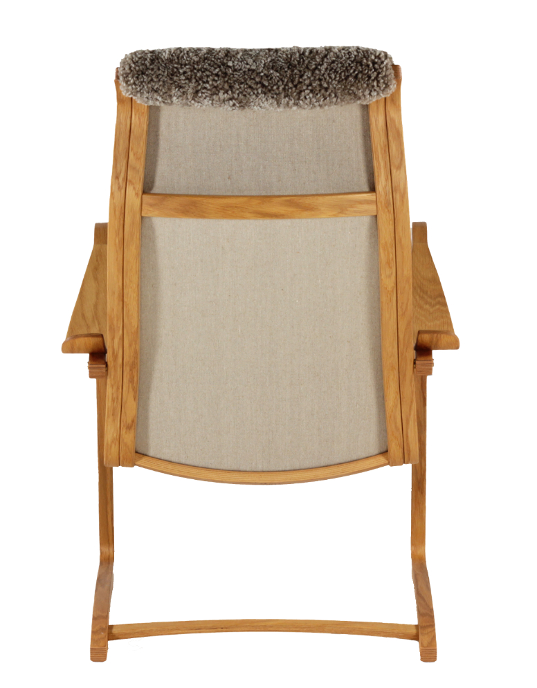 Patronen fåtölj & pall sahara