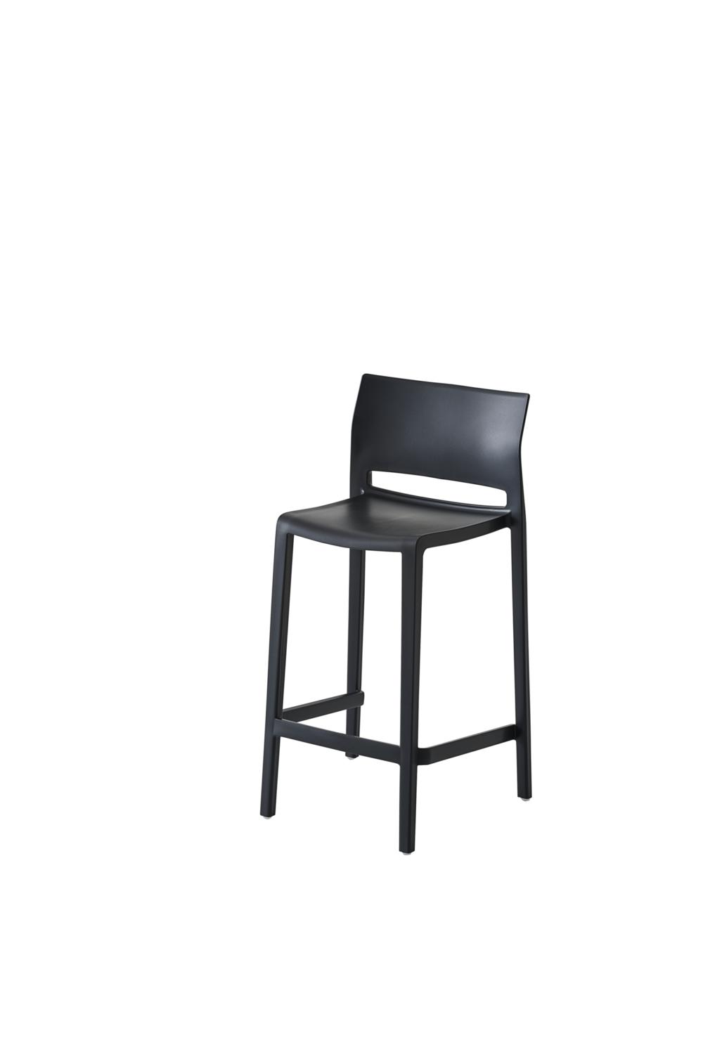 Bakhita barstol Svart