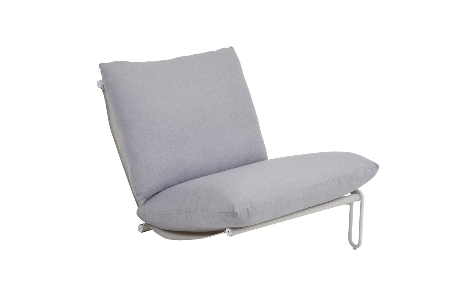 Blixt sittdel Vit/Sky grey