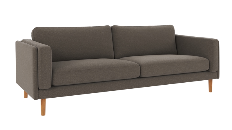 Braden 3-sitssoffa, Träben, Rita