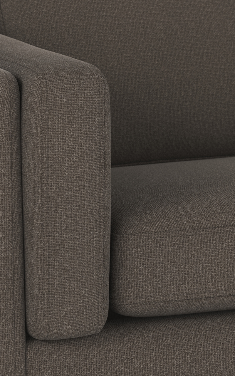 Braden 3-sitssoffa, Träben, Rita