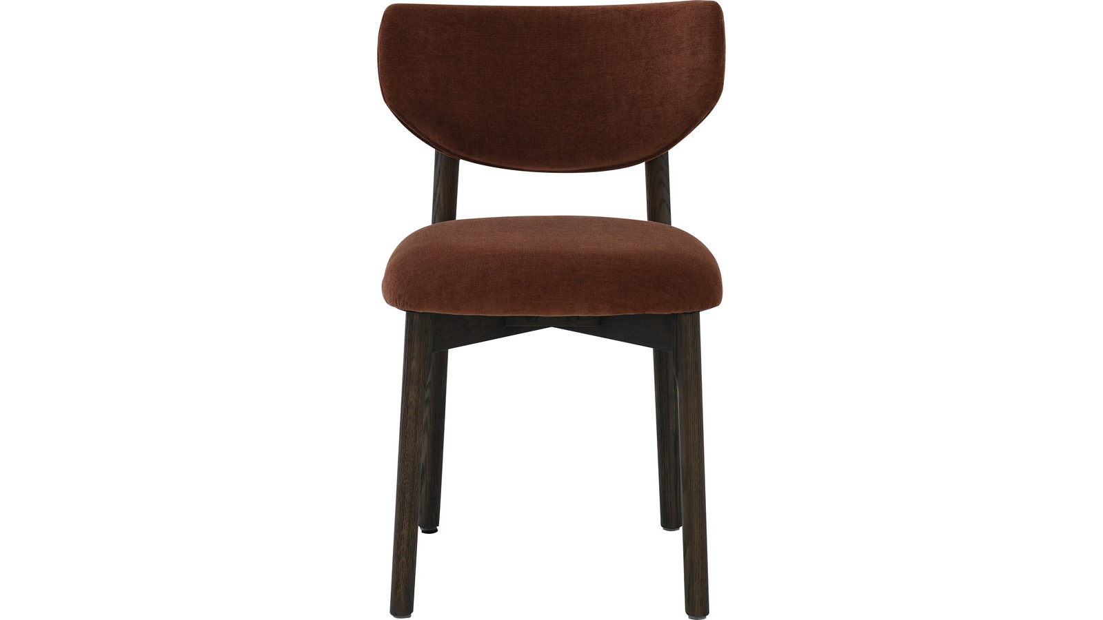 CONTENTO Matstol, tyg burgundy, brun ek