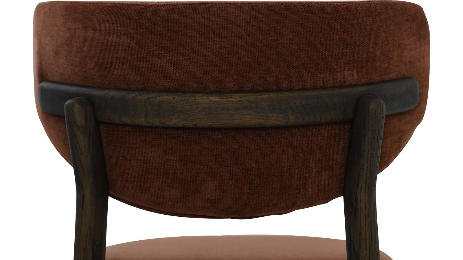 CONTENTO Matstol, tyg burgundy, brun ek