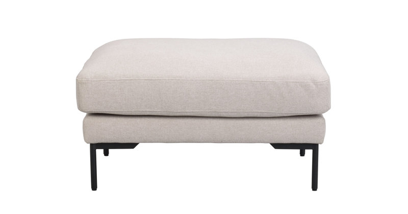 Corwin Fotpall, Rita #1 ljusbeige, 84x64x45 cm