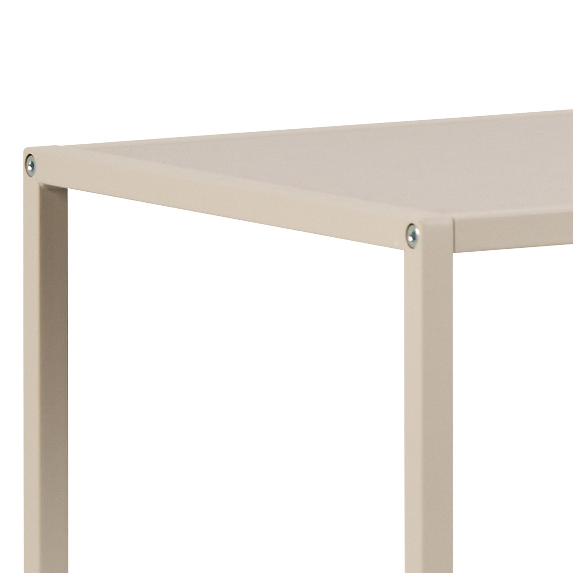 Seaford bokhylla grå vändbar panel, låg