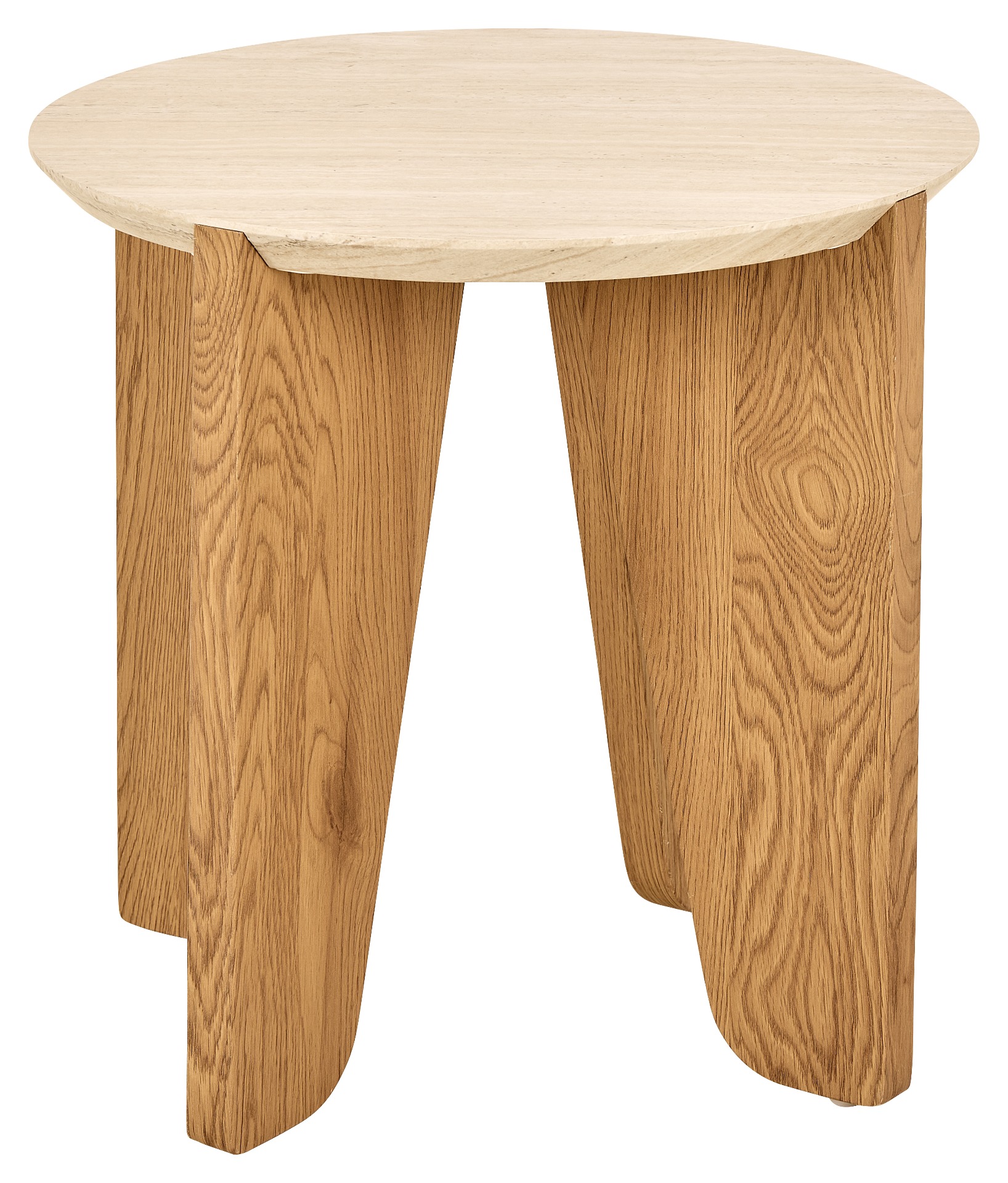 Dockland lampbord med travertinlook