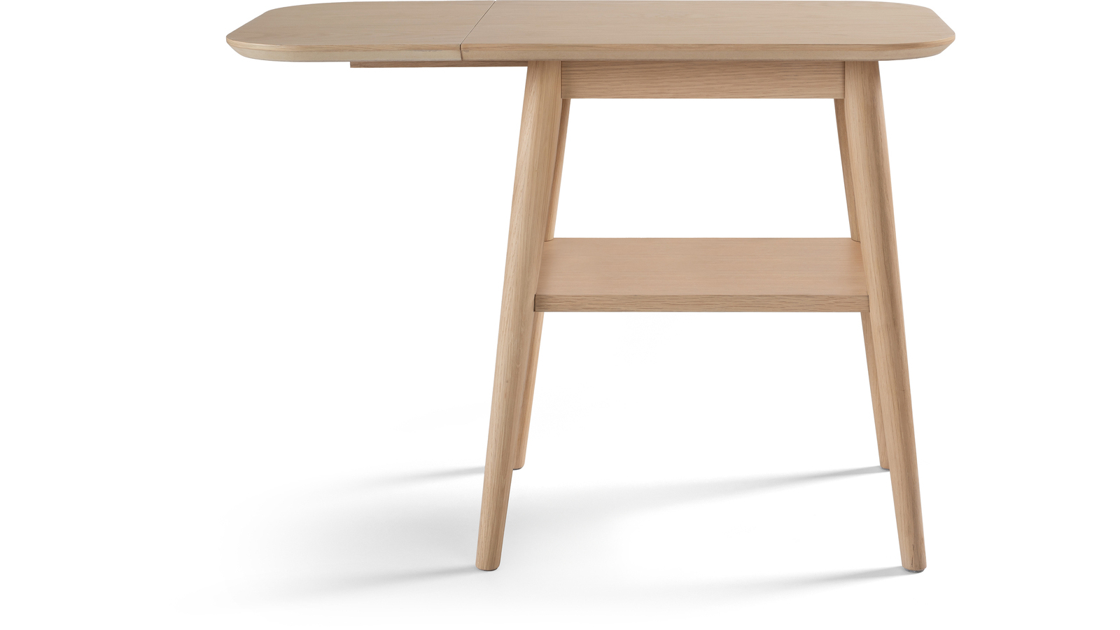 KALMAR Sidobord m klaff, vitpigmenterad