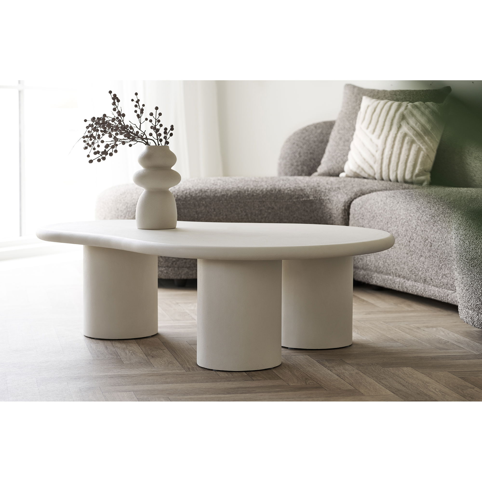 Kingston Soffa – Lounge med 2 kuddar, vänstervänd, brun, HN1299