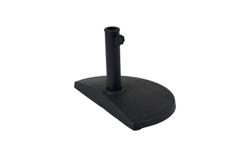 Kvitter parasollfot Svart