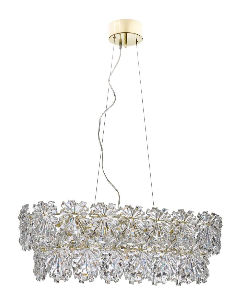 Lorraine bar taklampa L75cm mässing/klar