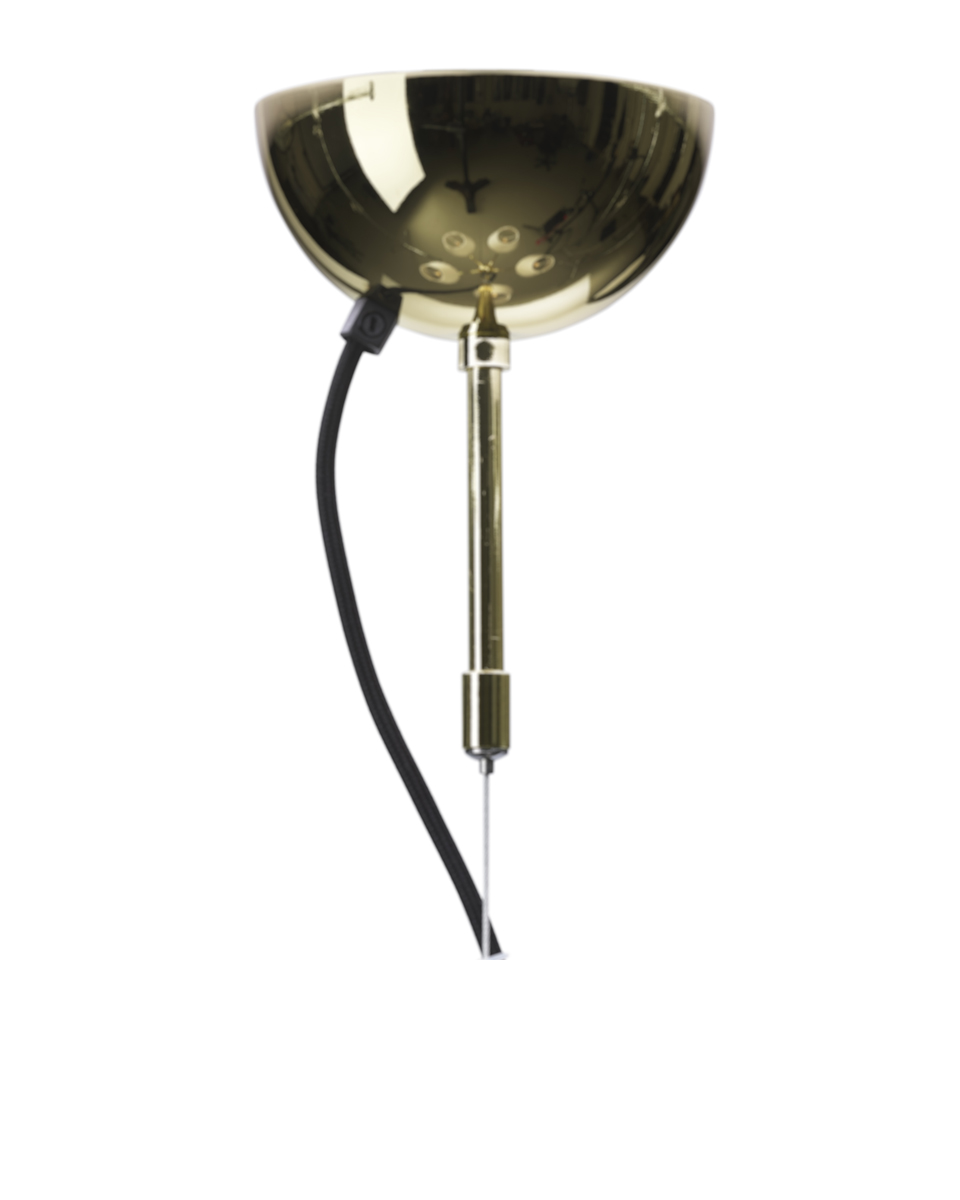 Lynx taklampa mässing/vit