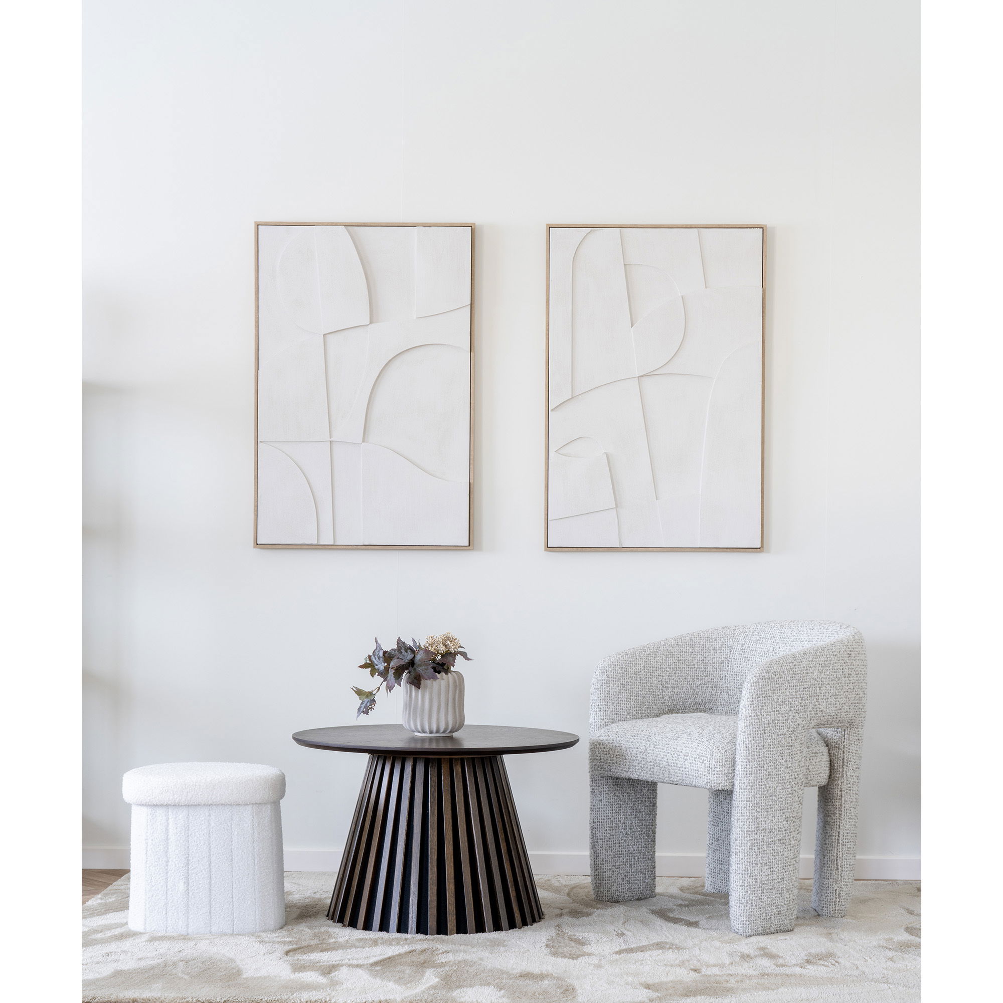 Medford Puff – Puff, nallebjörn, vit, HN1310, 42,5×36,5 cm