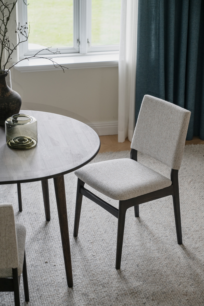 Medford Stol, Brun/ljusbeige